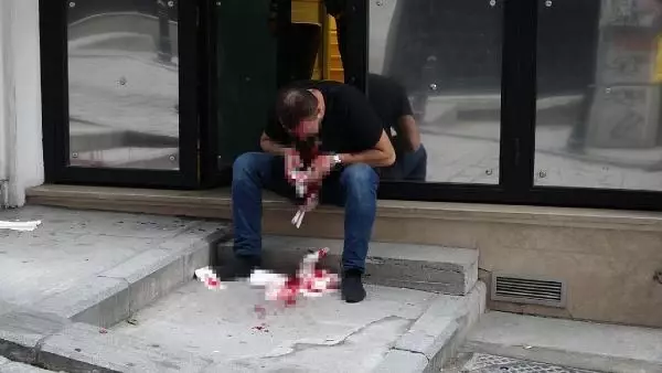 Beyoğlu'nda otelde korku dolu anlar Beyoğlu'nda otelde korku dolu anlar