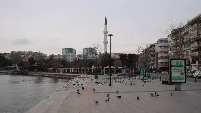 (Drone) Sokağa çıkma kısıtlamasına uyuluyor (Drone) Sokağa çıkma kısıtlamasına uyuluyor