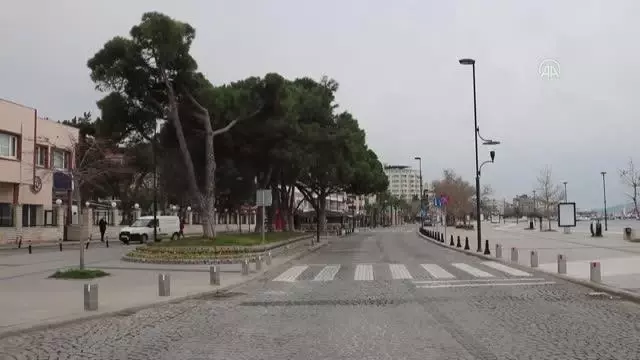 (Drone) Sokağa çıkma kısıtlamasına uyuluyor (Drone) Sokağa çıkma kısıtlamasına uyuluyor