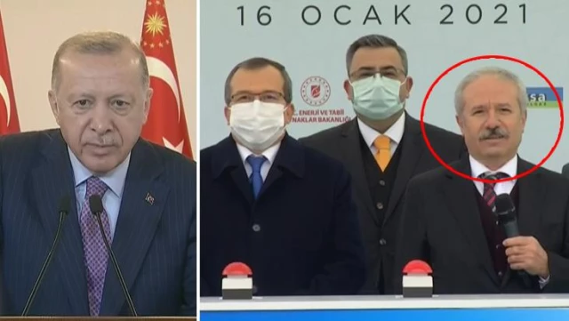 Cumhurbaşkanı Erdoğan, açılışta konuşmak isteyen ismi böyle uyardı: O mikrofonu milletvekilimize ver