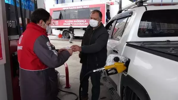İş insanından 'akaryakıt ödüllü' kan bağışı kampanyası İş insanından 'akaryakıt ödüllü' kan bağışı kampanyası