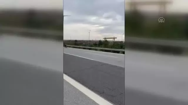 Otoyolda motosiklet yarışına para cezası Otoyolda motosiklet yarışına para cezası