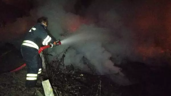 Safranbolu'da tek katlı ev yandı Safranbolu'da tek katlı ev yandı