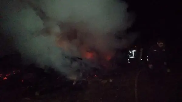 Safranbolu'da tek katlı ev yandı Safranbolu'da tek katlı ev yandı