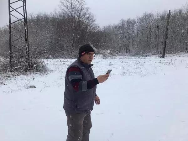 Tekirdağ'ın yüksek kesimlerinde kar yağışı Tekirdağ'ın yüksek kesimlerinde kar yağışı