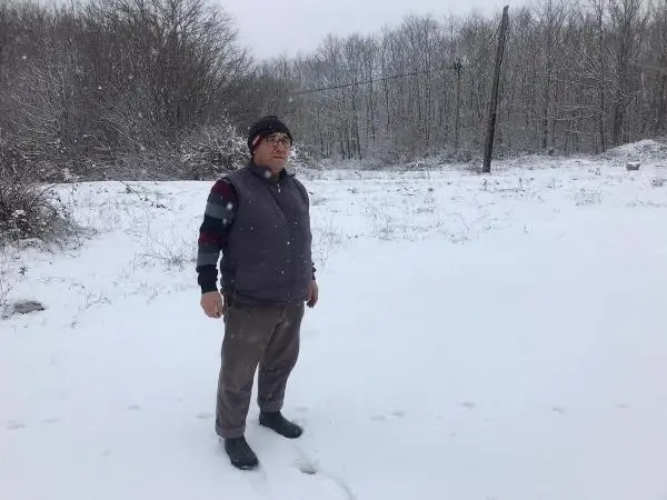 Tekirdağ'ın yüksek kesimlerinde kar yağışı Tekirdağ'ın yüksek kesimlerinde kar yağışı