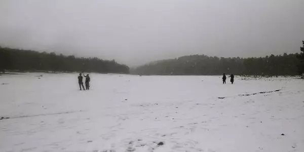 Turgutlu'da kar yağışı etkili oldu Turgutlu'da kar yağışı etkili oldu