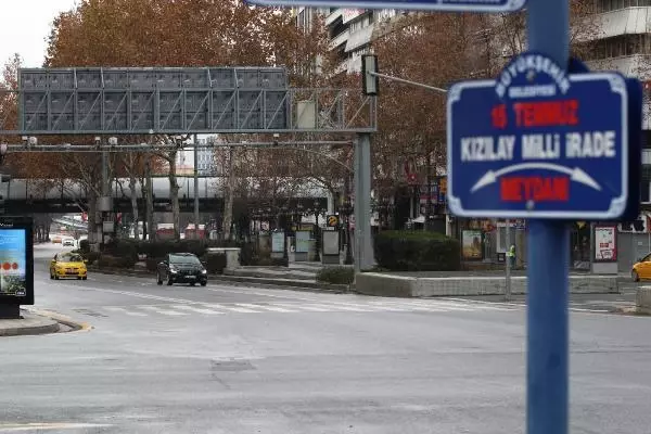Ankara'da, kısıtlama sessizliği Ankara'da, kısıtlama sessizliği
