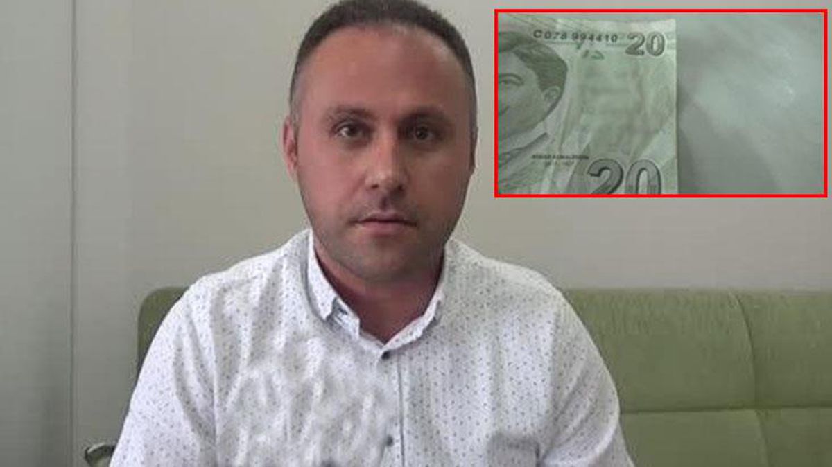 Minibüs şoförü 'Son param üzülerek harcıyorum' yazılı 20 TL'nin sahibini arıyor