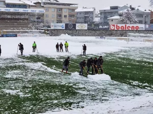 Sancaktepe FK maçına kar engeli Sancaktepe FK maçına kar engeli