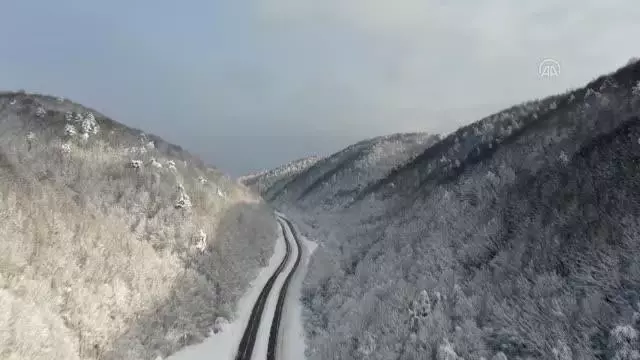 Batı Karadeniz'te kar manzarası hayranlık uyandırıyor Batı Karadeniz'te kar manzarası hayranlık uyandırıyor