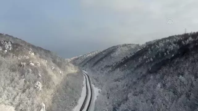Batı Karadeniz'te kar manzarası hayranlık uyandırıyor Batı Karadeniz'te kar manzarası hayranlık uyandırıyor