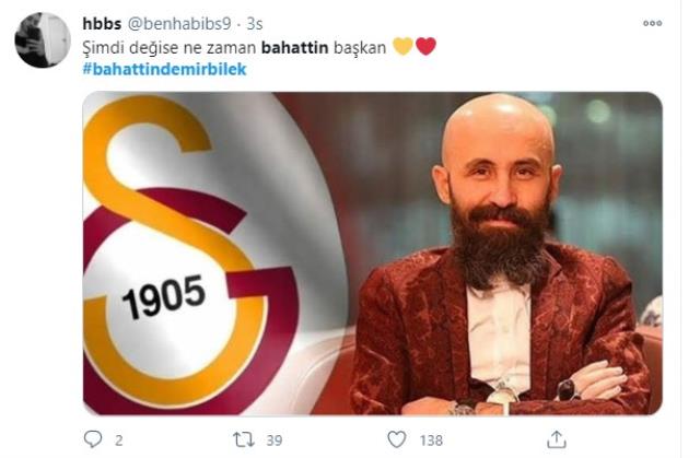 Galatasaray fans want Bahattin Demirbilek as president