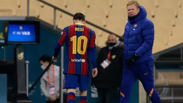 İspanya Süper Kupası'nı Athletic Bilbao kazandı, Messi kariyerinde ilk kez kırmızı gördü İspanya Süper Kupası'nı Athletic Bilbao kazandı, Messi kariyerinde ilk kez kırmızı gördü