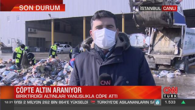 İstanbul Bahçelievler'de akılalmaz olay! Belediye ekipleri bir vatandaşın yanlışlıkla çöpe attığı altınları arıyor