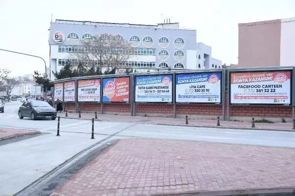 Konya Büyükşehir Belediyesi'nden esnafa 'billboard' desteği Konya Büyükşehir Belediyesi'nden esnafa 'billboard' desteği