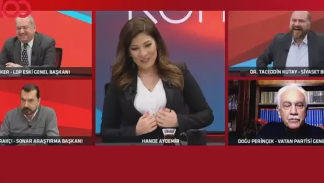 Yaptığı tespite gülerek karşı verilmesi Doğu Perinçek'i sinirlendirdi: Haddini bil, otur orada adam gibi Yaptığı tespite gülerek karşı verilmesi Doğu Perinçek'i sinirlendirdi: Haddini bil, otur orada adam gibi