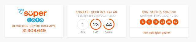 19 Ocak Süper Loto sonuçları açıklandı! Süper Loto çekiliş sorgulama ekranı! Süper Loto ne zaman çekilecek?