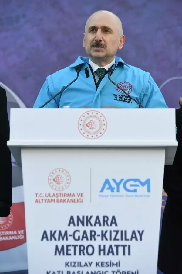 AKM-Gar-Kızılay Metrosu'nun Kızılay hattında kazı başladı AKM-Gar-Kızılay Metrosu'nun Kızılay hattında kazı başladı