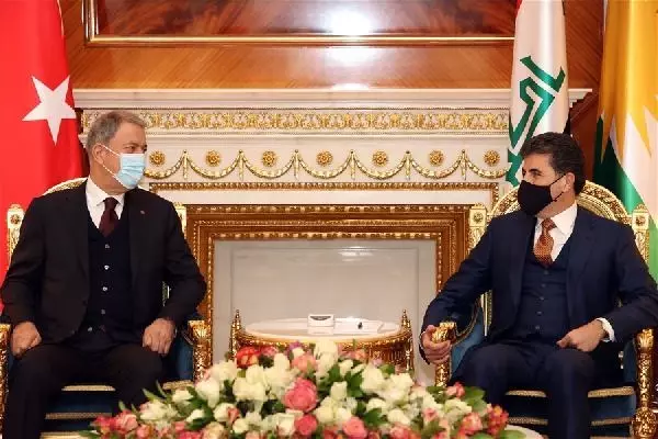 Milli Savunma Bakanı Akar, IKBY Başkanı Barzani ile görüştü, Türkmenlerle bir araya geldi Milli Savunma Bakanı Akar, IKBY Başkanı Barzani ile görüştü, Türkmenlerle bir araya geldi