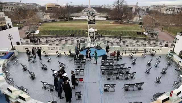 ABD'nin yeni Başkanı Joe Biden'ın yemin törenine saatler kala Washington diken üstünde ABD'nin yeni Başkanı Joe Biden'ın yemin törenine saatler kala Washington diken üstünde