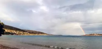 Boğsak Adası'na gökkuşağından gerdanlık