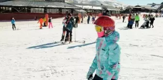 Erciyes'te tatilci yoğunluğu