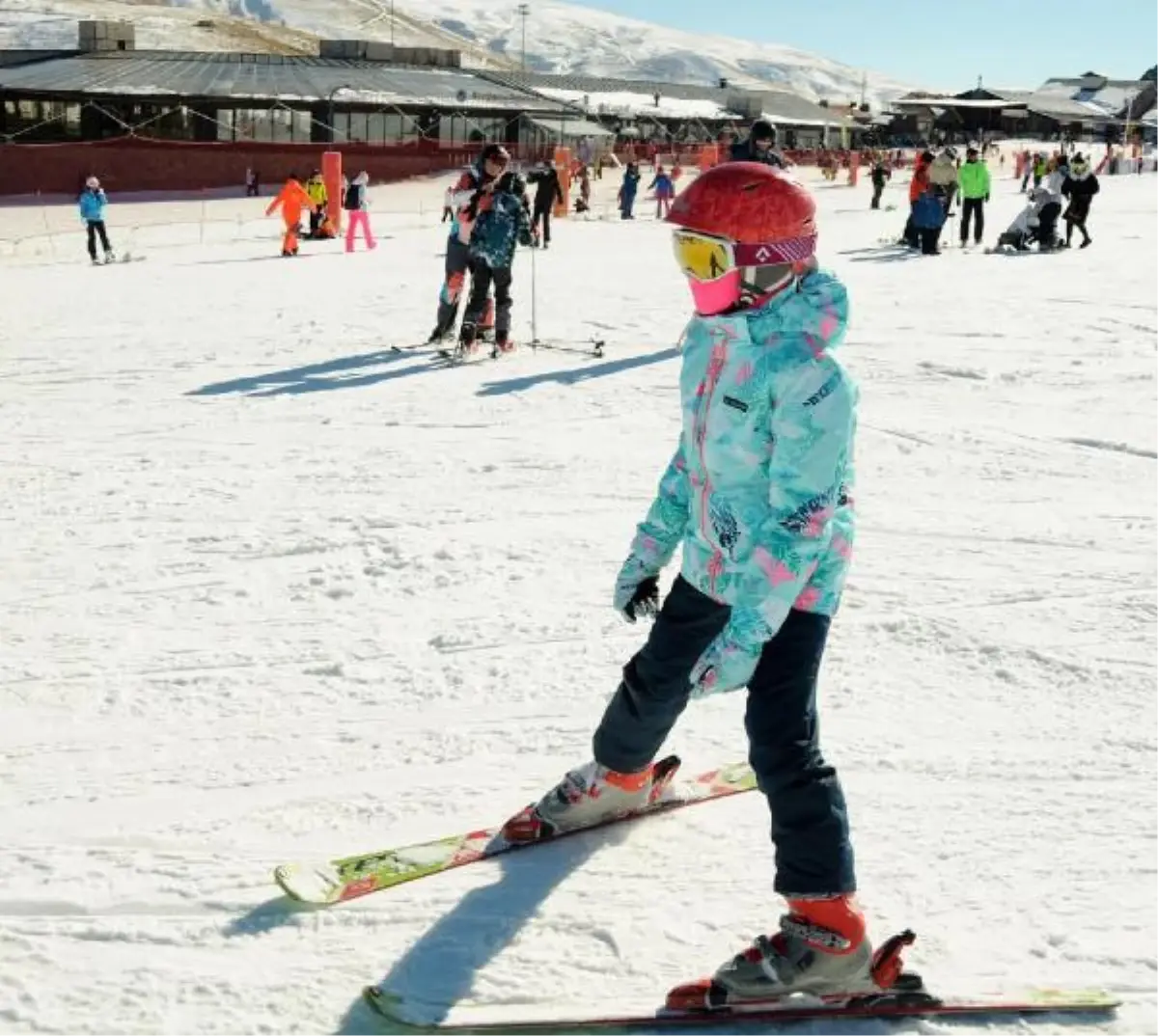 Erciyes'te tatilci yoğunluğu
