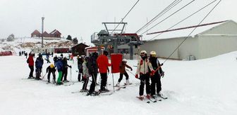 Ergan Dağı Kayak Merkezi'nde sezon başladı