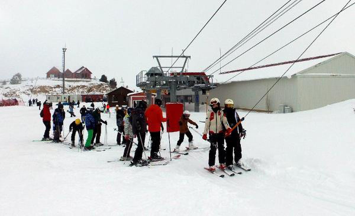 Ergan Dağı Kayak Merkezi'nde sezon başladı