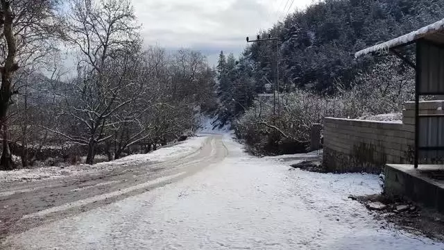 Hassa ilçesinde kar yağışı etkili oldu Hassa ilçesinde kar yağışı etkili oldu