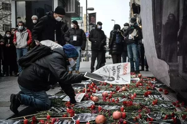 Son dakika haber: Hrant Dink öldürülüşünün 14'üncü yılında anıldı