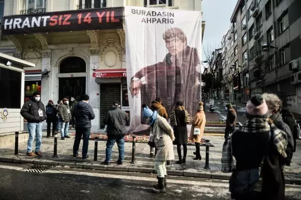Son dakika haber: Hrant Dink öldürülüşünün 14'üncü yılında anıldı