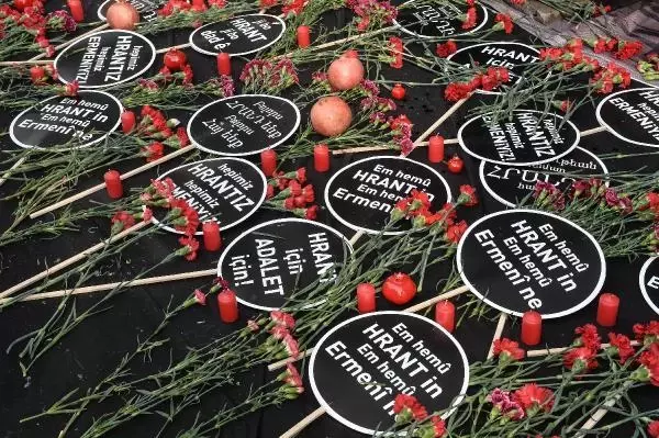Son dakika haber: Hrant Dink öldürülüşünün 14'üncü yılında anıldı