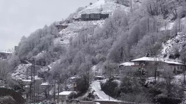 (DRONE) Kar yağışı etkili oldu (DRONE) Kar yağışı etkili oldu