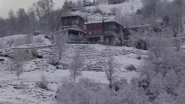 (DRONE) Kar yağışı etkili oldu (DRONE) Kar yağışı etkili oldu