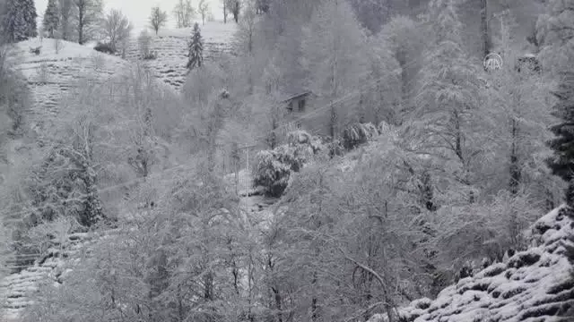 (DRONE) Kar yağışı etkili oldu (DRONE) Kar yağışı etkili oldu