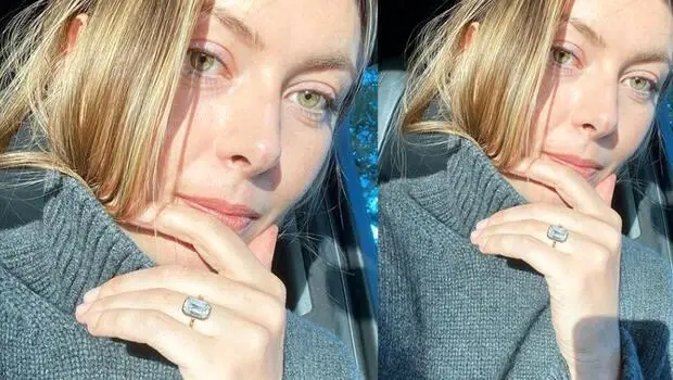 Maria Sharapova'nın nişan yüzüğü göz kamaştırdı Maria Sharapova'nın nişan yüzüğü göz kamaştırdı
