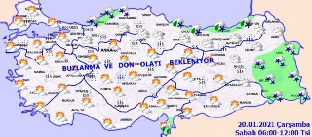 Meteoroloji'den 5 il için kuvvetli kar yağışı ve çığ uyarısı Meteoroloji'den 5 il için kuvvetli kar yağışı ve çığ uyarısı