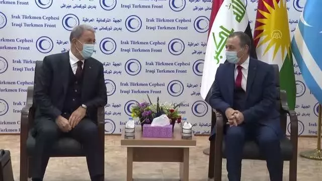 Milli Savunma Bakanı Akar, IKBY Başkanı Barzani ile görüştü, Türkmenlerle bir araya geldi Milli Savunma Bakanı Akar, IKBY Başkanı Barzani ile görüştü, Türkmenlerle bir araya geldi