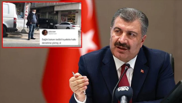 Sağlık Bakanı Fahrettin Koca'ya benzeyen vatandaş sosyal medyada gündem oldu! Espriler havada uçuşuyor