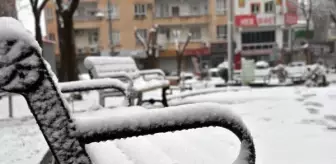 Siverek'te kar yağışı etkili oluyor