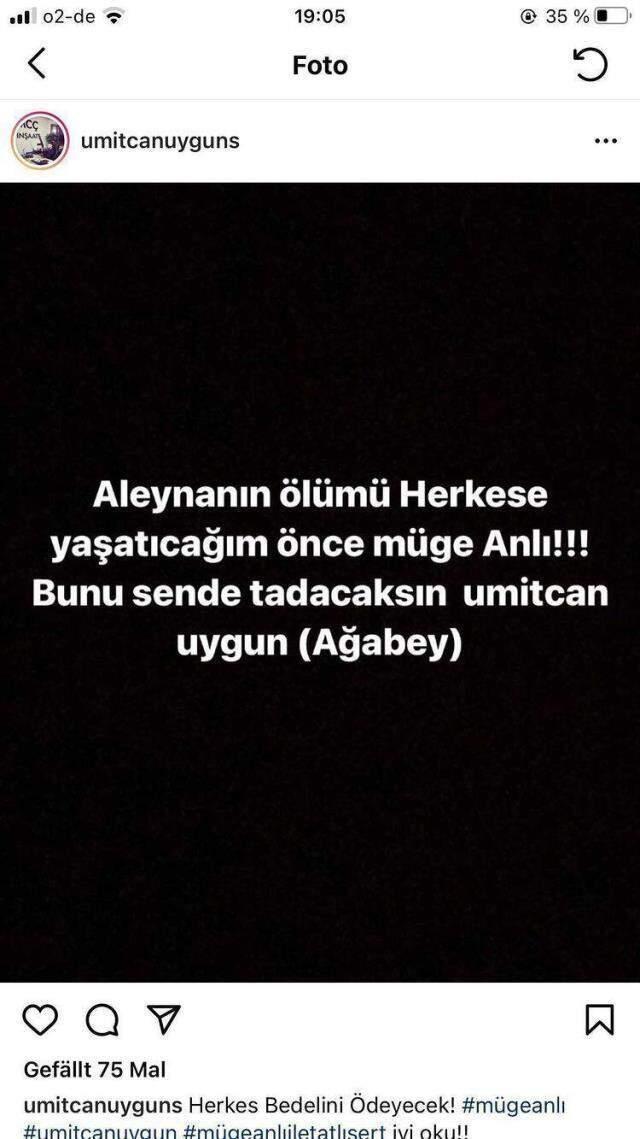 Ümitcan Uygun'un ağabeyi, Müge Anlı ve tepki gösterenleri ölümle tehdit etti Ümitcan Uygun'un ağabeyi, Müge Anlı ve tepki gösterenleri ölümle tehdit etti