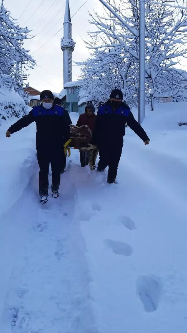 Zonguldak'ta 126 köy yolu ulaşıma kapandı (2) Zonguldak'ta 126 köy yolu ulaşıma kapandı (2)