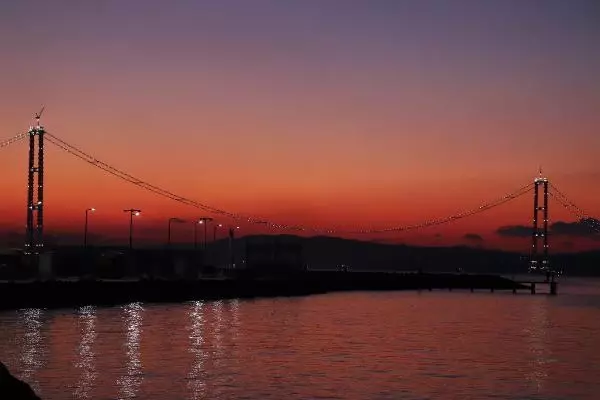 1915 Çanakkale Köprüsü'nde görsel şölen 1915 Çanakkale Köprüsü'nde görsel şölen