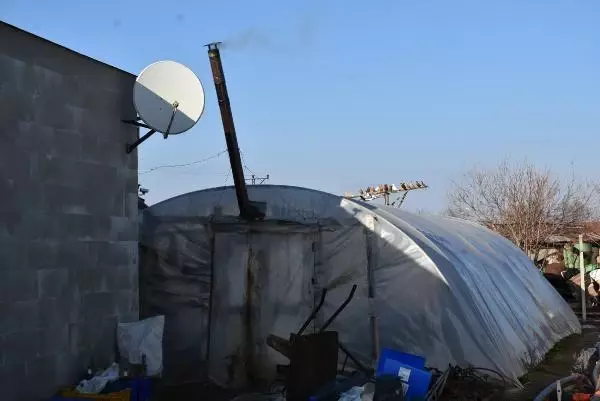 Edirne'de dona karşı sobalı ve zirai örtülü önlem Edirne'de dona karşı sobalı ve zirai örtülü önlem