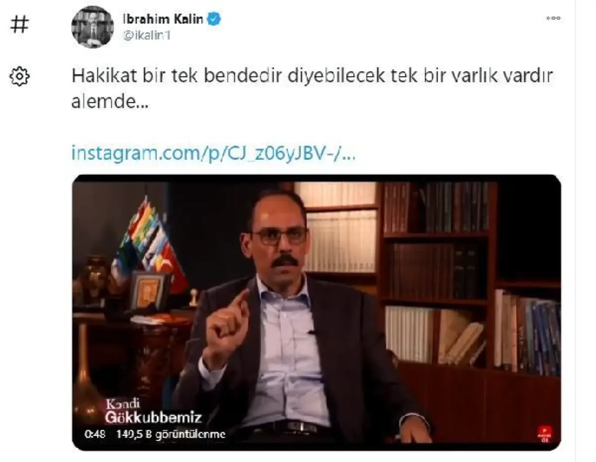 İbrahim Kalın: Sokak kısıtlamaları başka sesleri duyma imkanı verdi
