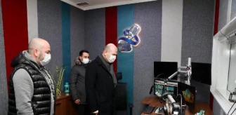 Son dakika haberi: İçişleri Bakanı Süleyman Soylu Polis Radyosu'nu ziyaret etti