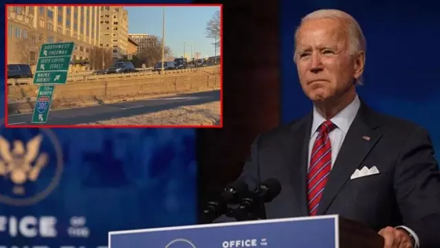 Joe Biden'ın yemin törenine gittiği konvoy ABD'de gündem oldu Joe Biden'ın yemin törenine gittiği konvoy ABD'de gündem oldu