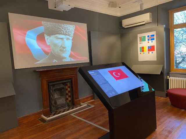 Türkiye'nin ilk milli bayrak müzesinde 'tarih' sergileniyor